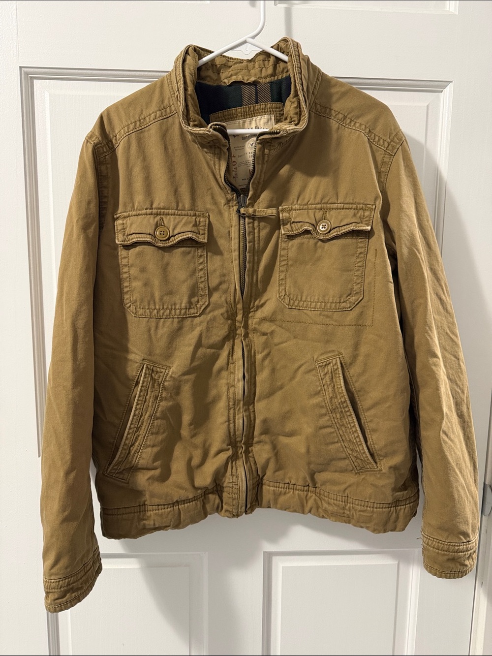 American Eagle Outfitters Brown/Tan Military Field Jacket